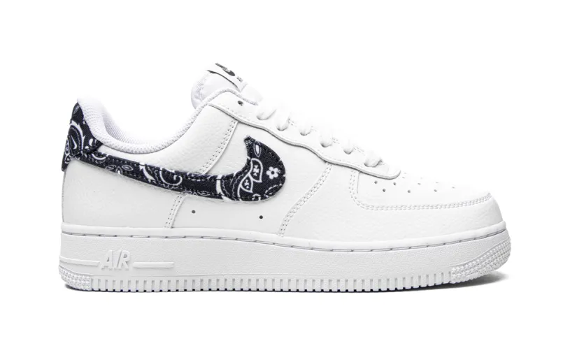 Nike Lifestyle AIR FORCE 1 LO '07 MNS WMNS 'Black Paisley'